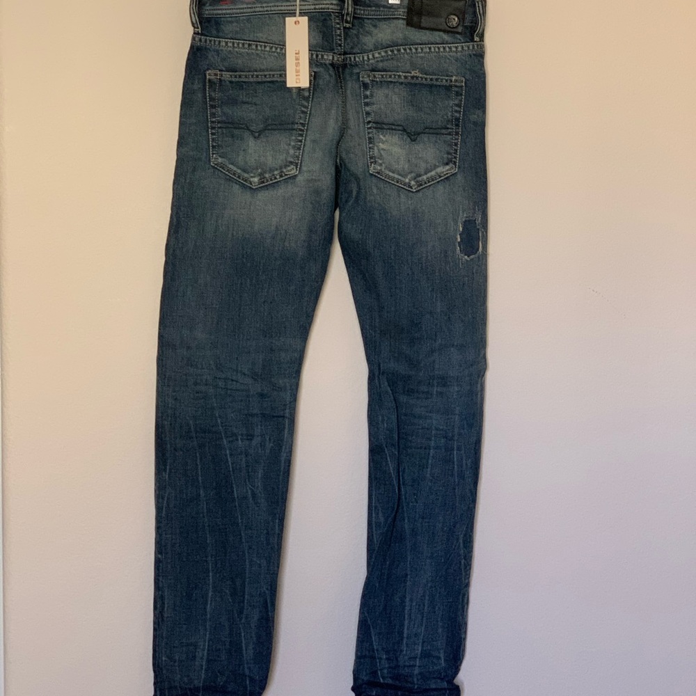 DIESEL wash buster regular slim tapered jeans - Picture 2 of 6